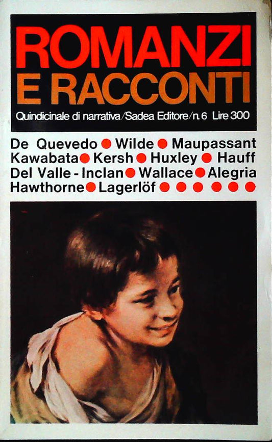 ROMANZI E RACCONTI N. 6 - SADEA 1966 - OUTLET DEL LIBRO