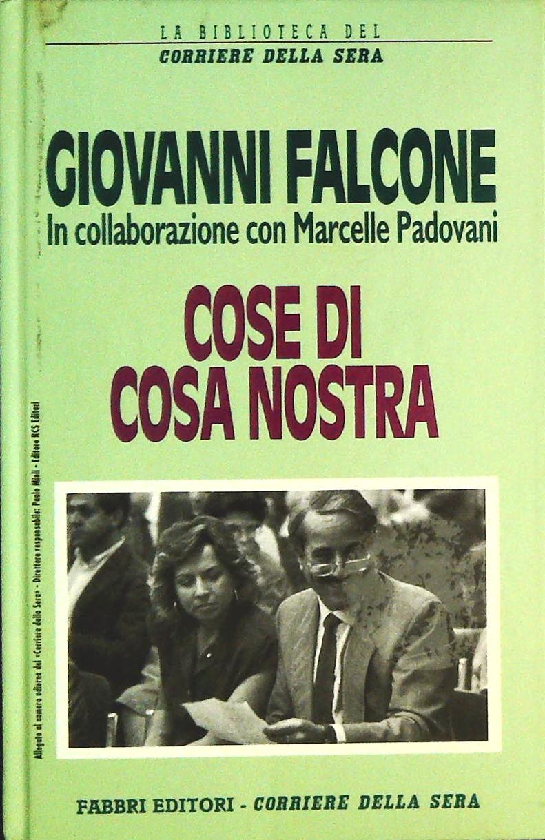 COSE DI COSA NOSTRA - GIOVANNI FALCONE - 1995 - OUTLET DEL LIBRO