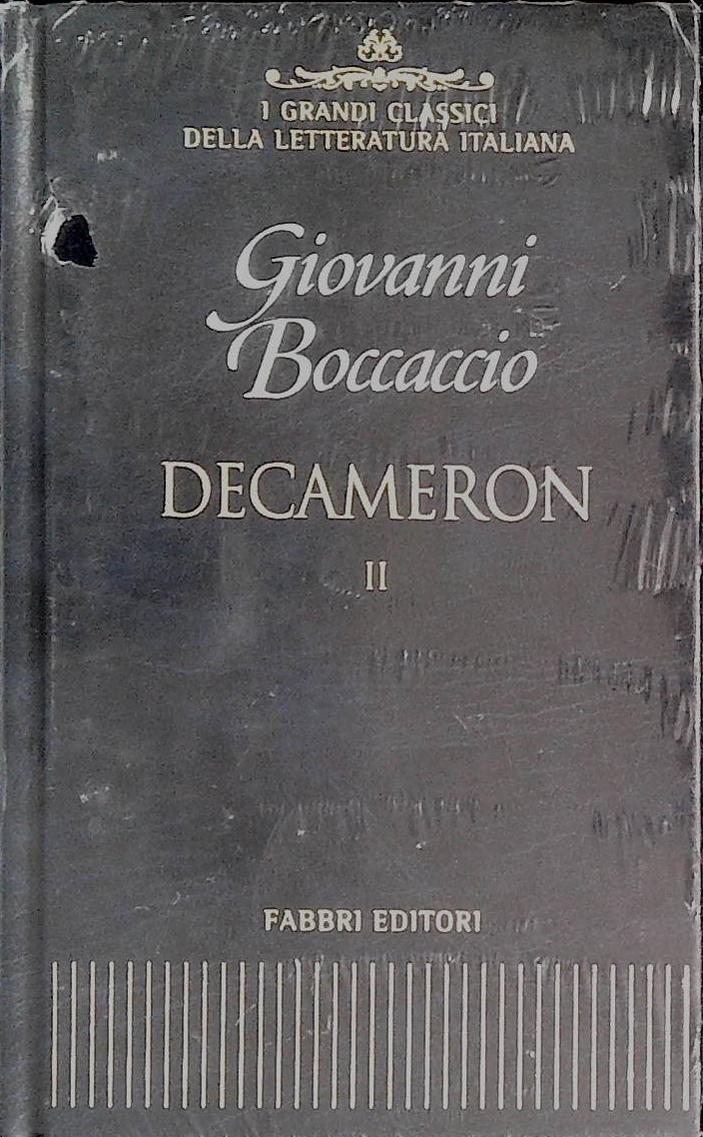 DECAMERON - BOCCACCIO - VOLUME SECONDO - FABBRI 2001 - OUTLET DEL LIBRO