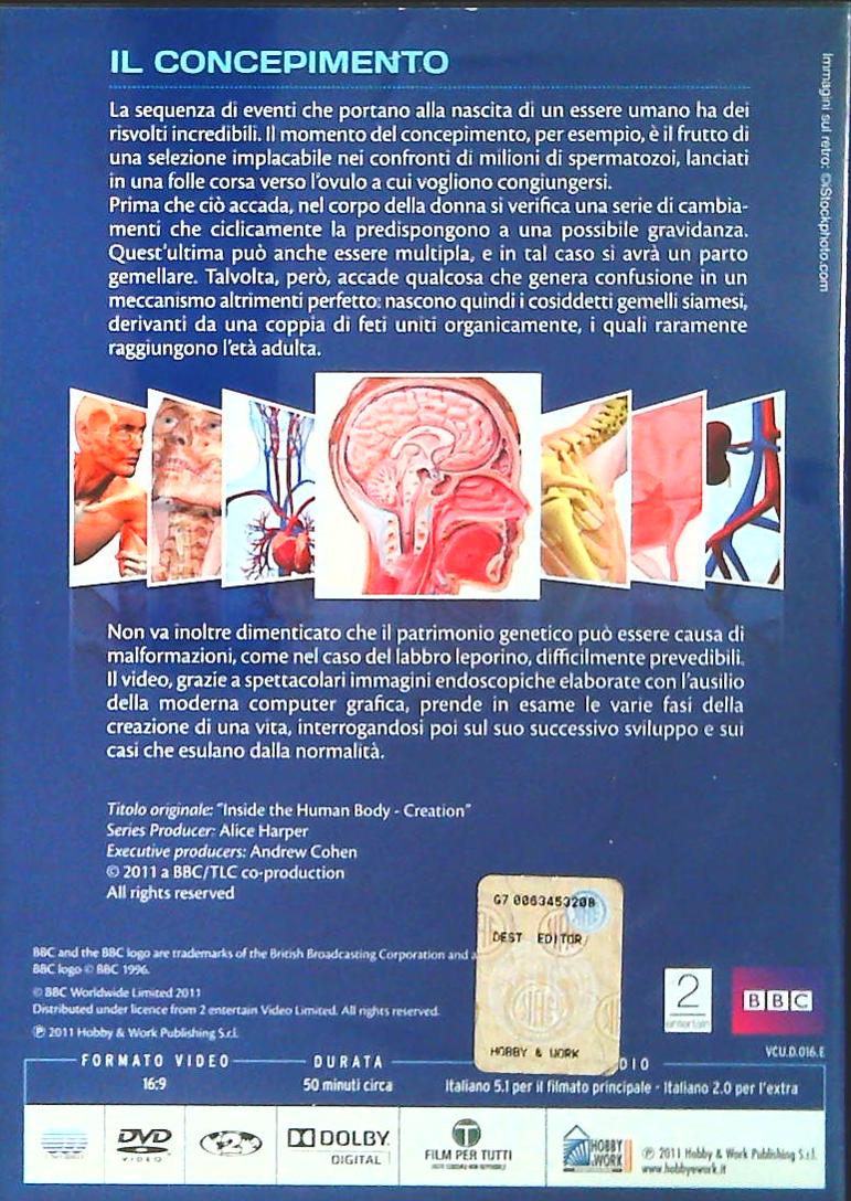 VIDEONCICLOPEDIA DEL CORPO UMANO - IL CONCEPIMENTO - DVD