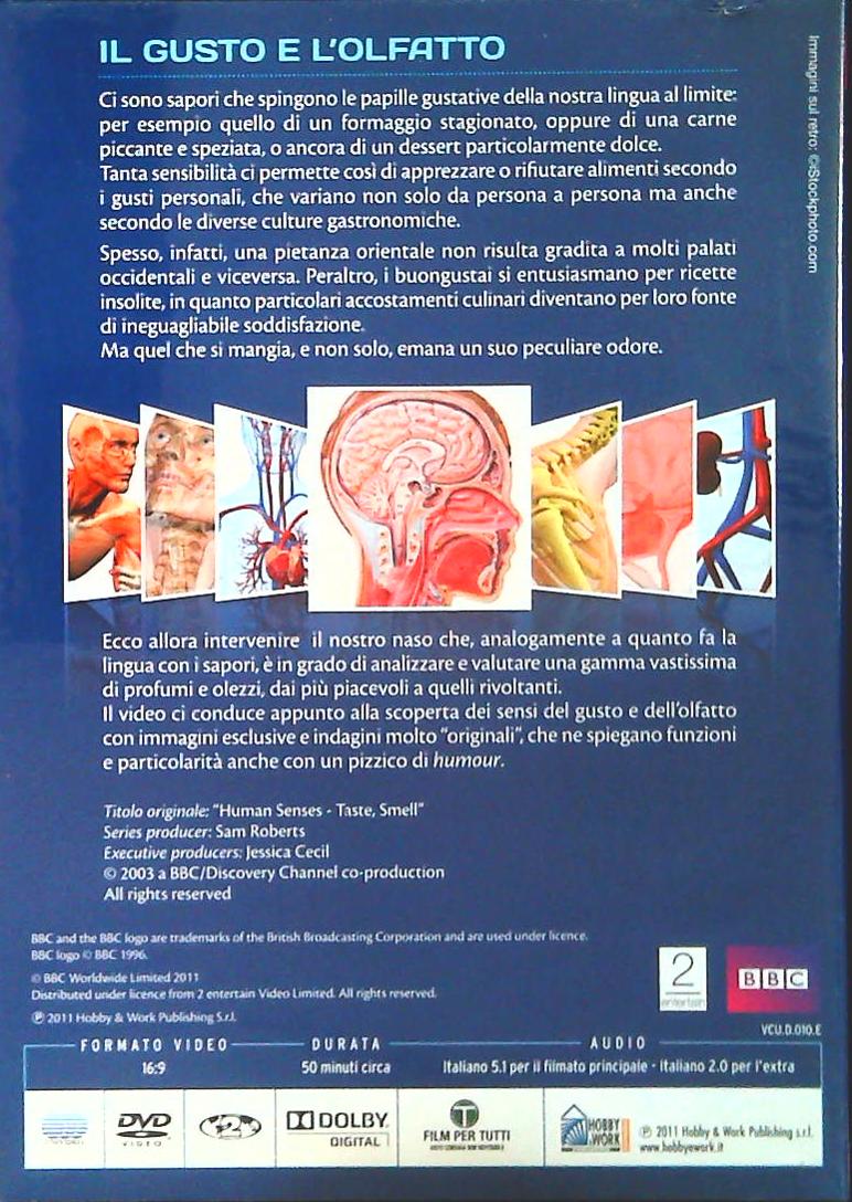 VIDEONCICLOPEDIA DEL CORPO UMANO - IL GUSTO E L'OLFATTO - DVD