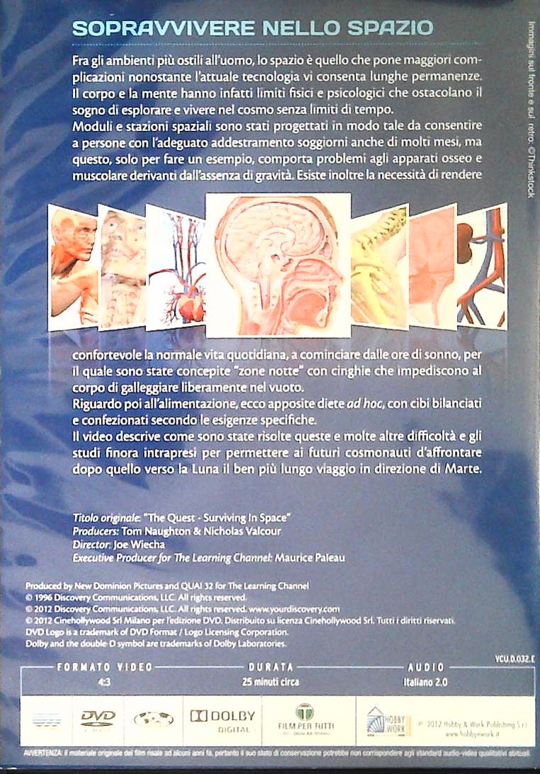 VIDEONCICLOPEDIA DEL CORPO UMANO - SOPRAVVIVERE NELLO SPAZIO - DVD