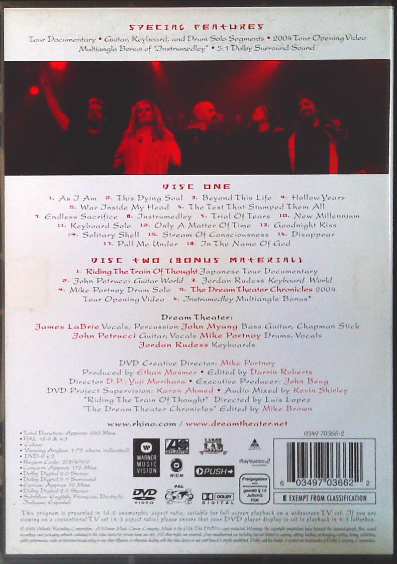 DREAM THEATER - LIVE AT BUDOKAN - 2 DVD
