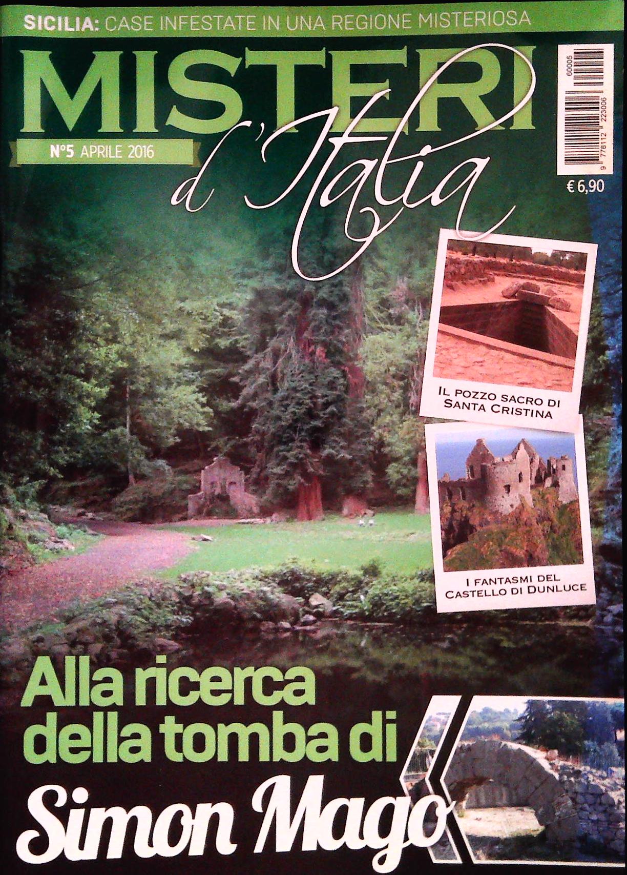 MISTERI D'ITALIA - APRILE 2016 - TOMBA SIMON MAGO - OUTLET DEL LIBRO