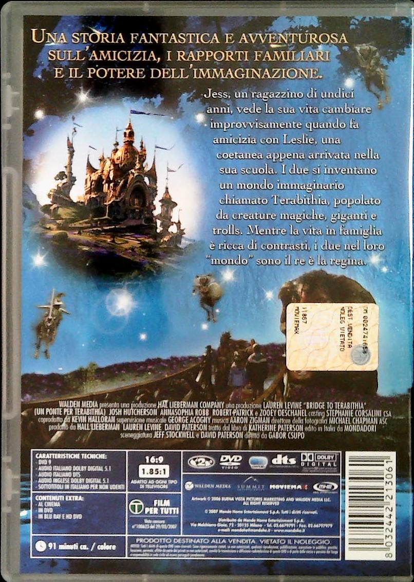 UN PONTE PER TERABITHIA - DVD