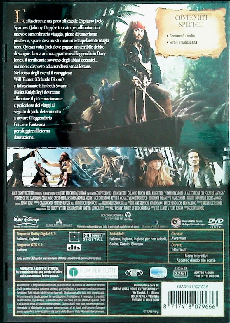 PIRATI DEI CARAIBI - DVD