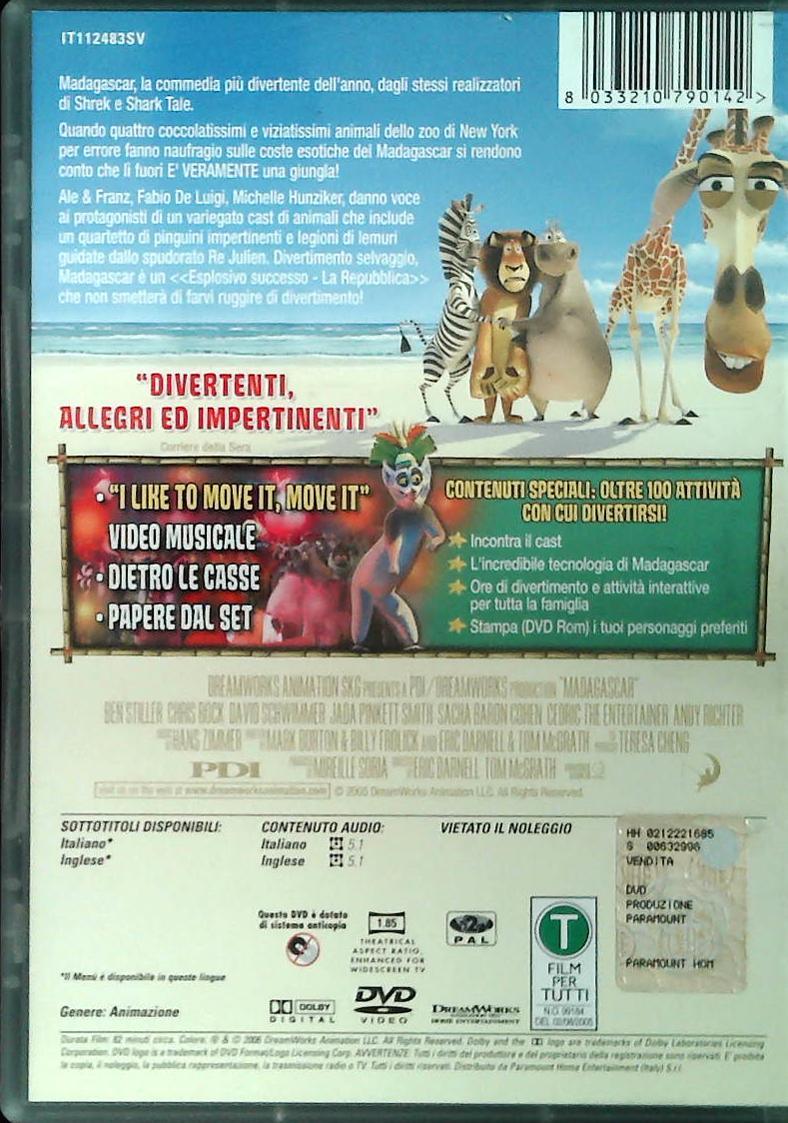 MADAGASCAR - DVD