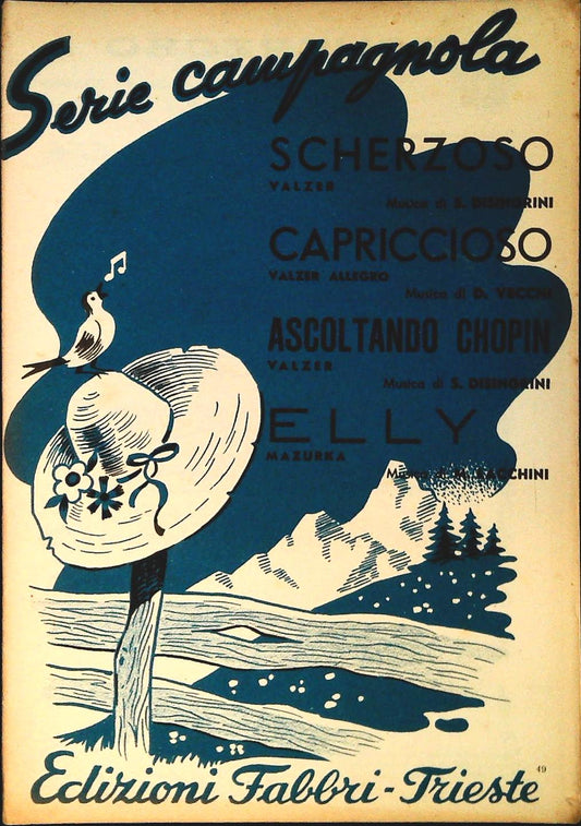 SERIE CAMPAGNOLA - 4 BRANI - SPARTITO-SHEET MUSIC