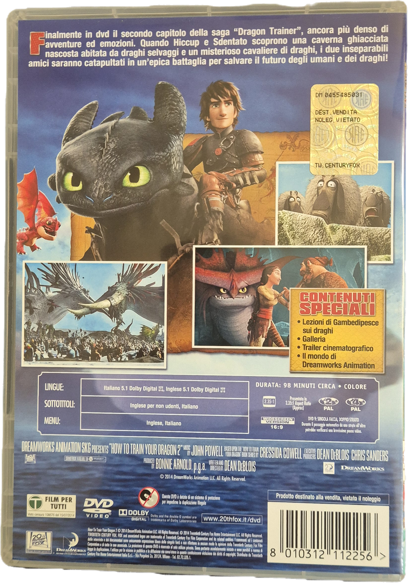 DRAGON TRAINER 2 - DVD