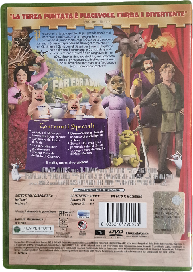 SHREK TERZO - DVD