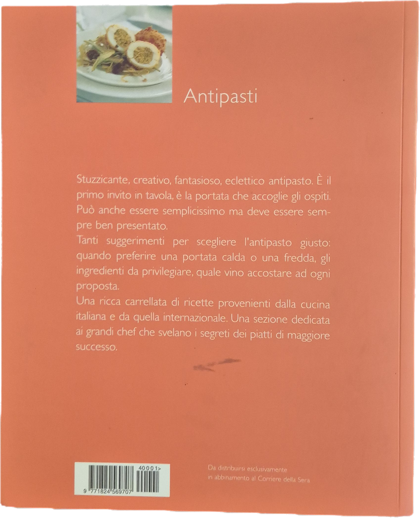 LA GRANDE CUCINA -ANTIPASTI - ORRIERE DELLA SERA 2004
