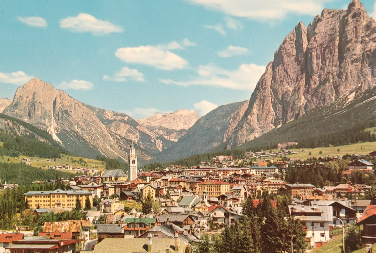 CORTINA D'AMPEZZO - PANORAMA -V1965 - FG )