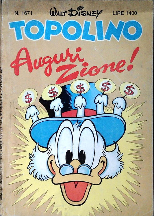TOPOLINO N. 1671-   6 DICEMBRE 1987