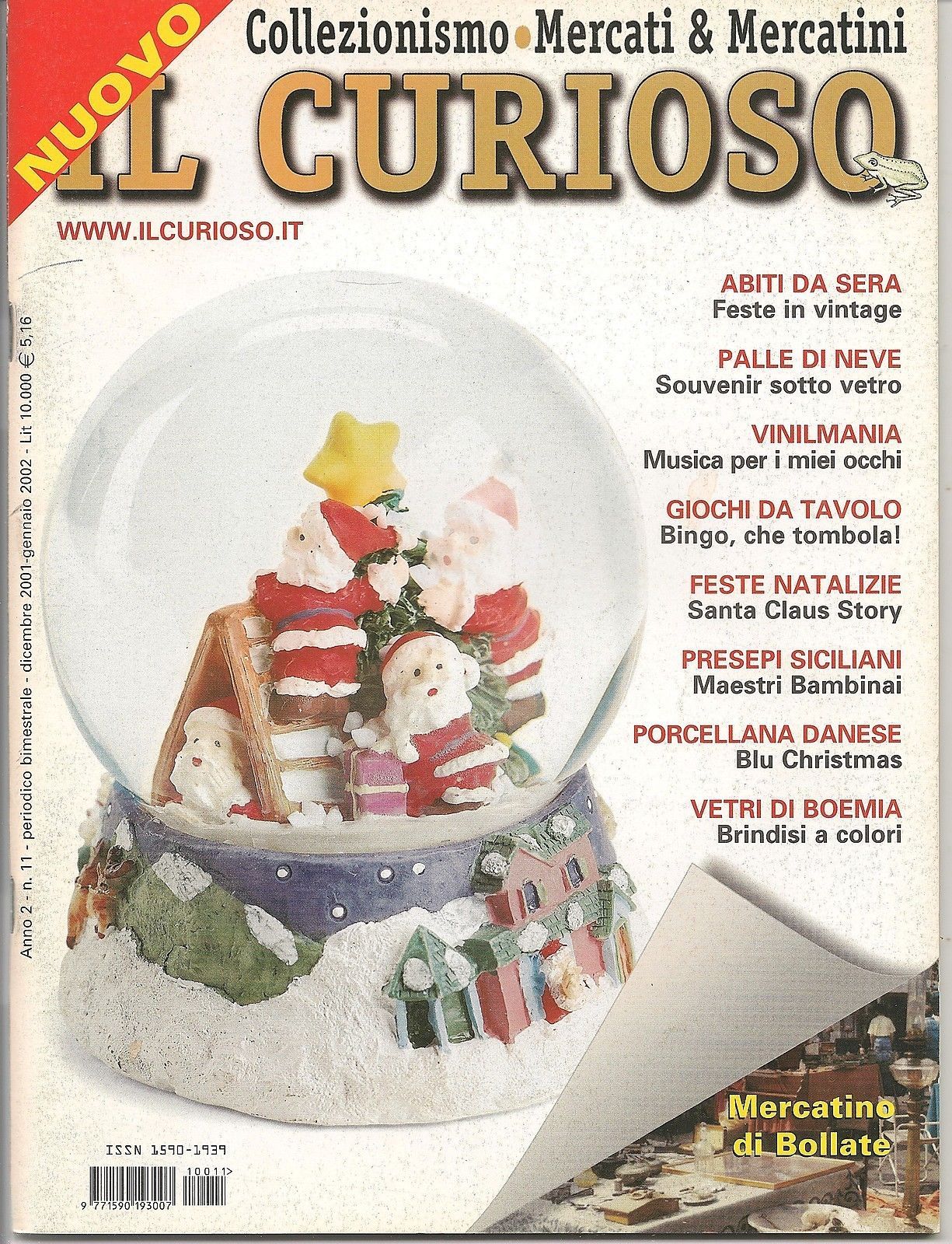 IL CURIOSO n. 11 - dicembre 2001-gennaio 2002 - Collezionismo