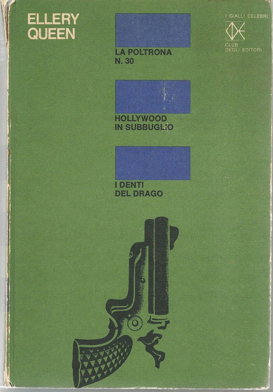 I GIALLI CELEBRI n° 1  tre romanzi - ELLERY QUEEN    CLUB DEGLI EDITORI