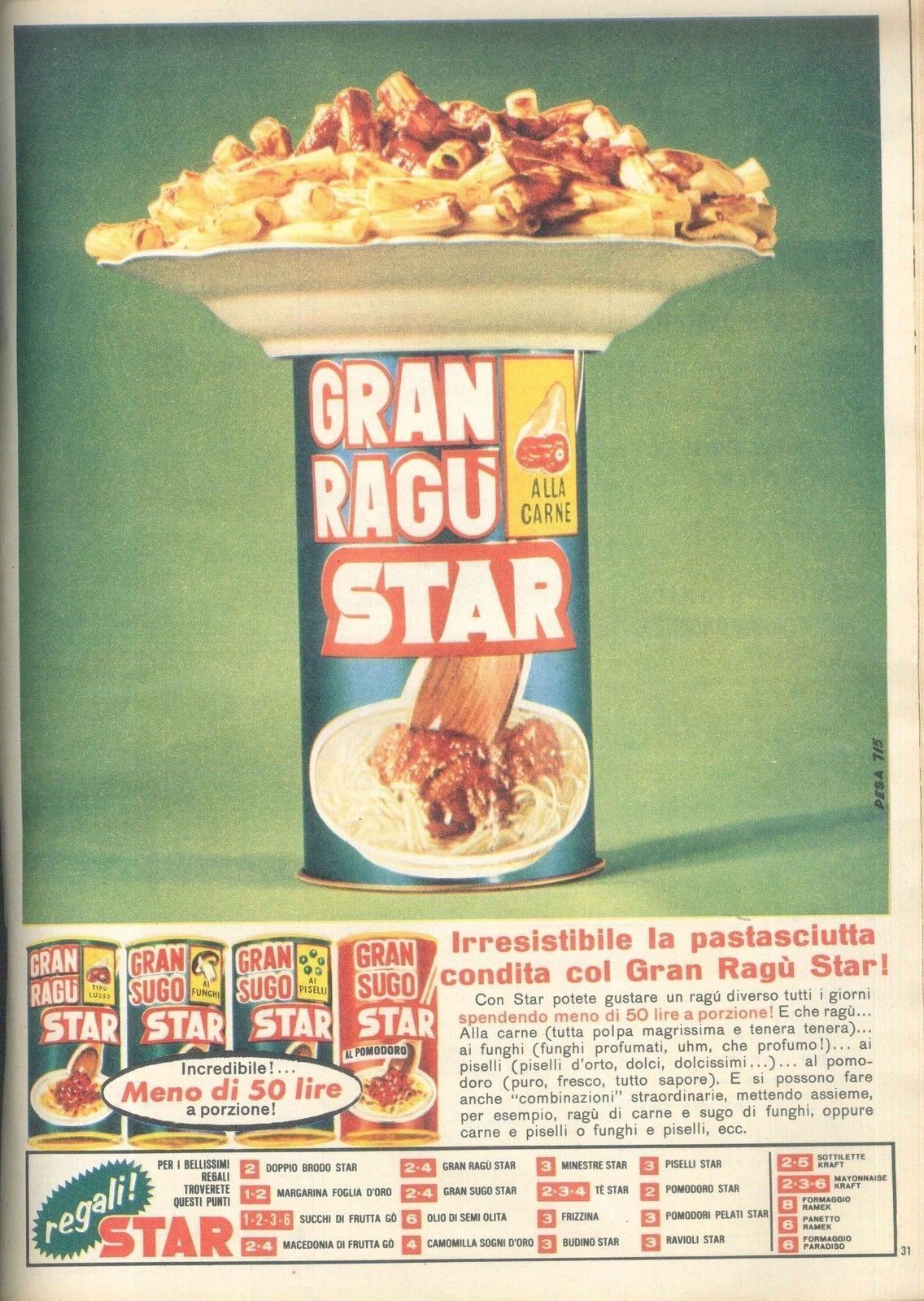 GRAN RAGU' STAR - ADVERTISING