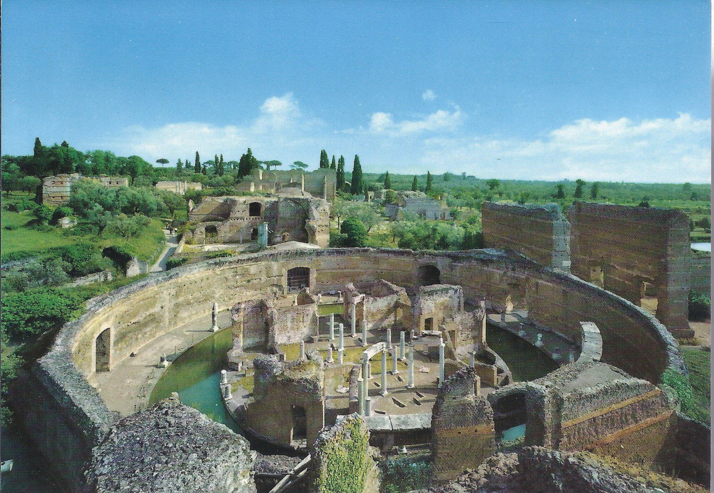 TIVOLI - VILLA ADRIANA - PANORAMA COL TEATRO MARITTIMO - NV
