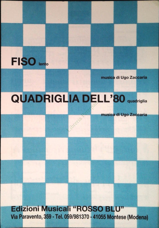 UGO ZACCARIA - 2 BRANI - SPARTITO-SHEET MUSIC