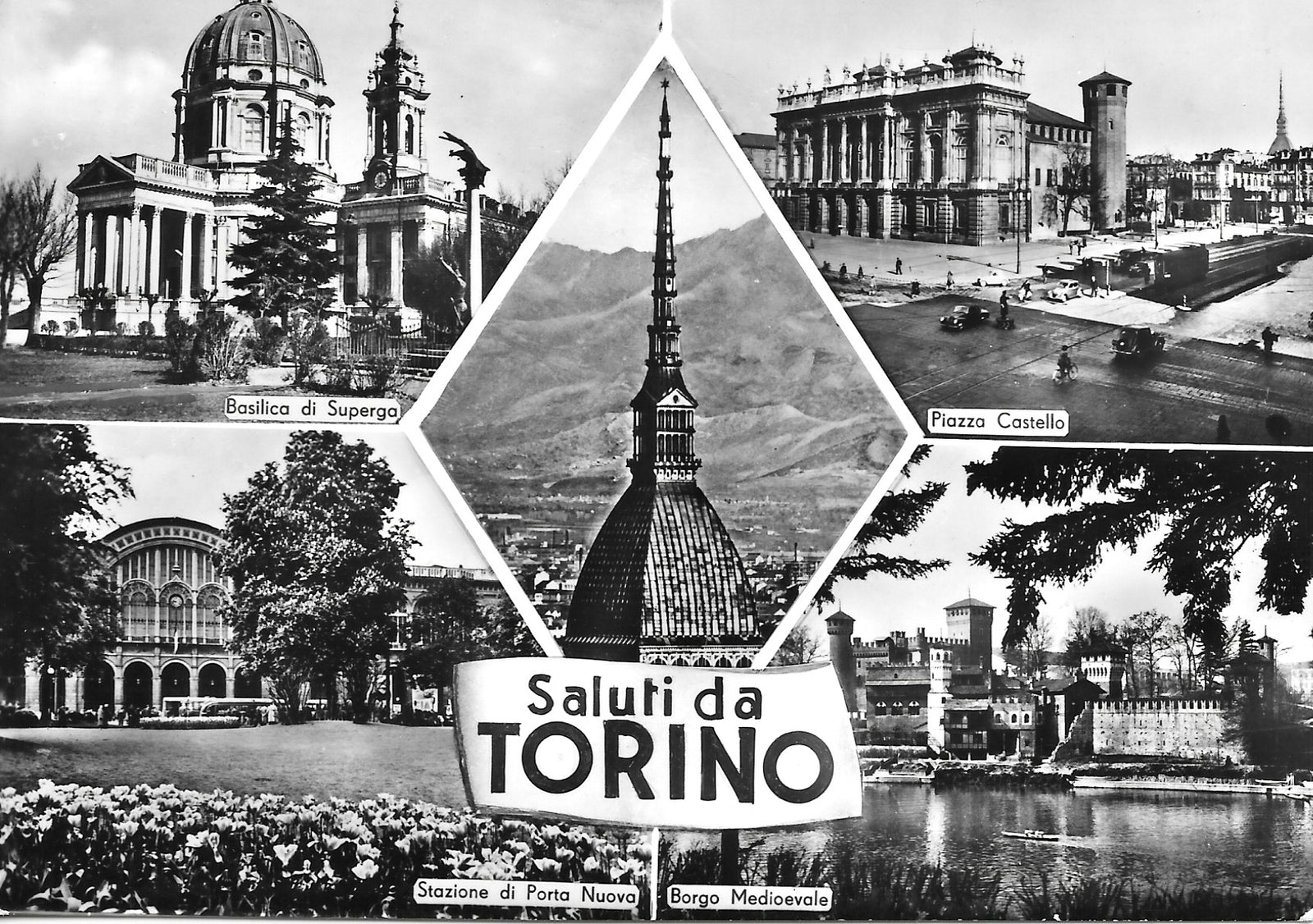 SALUTI DA TORINO - 5 IMMAGINI - V1957