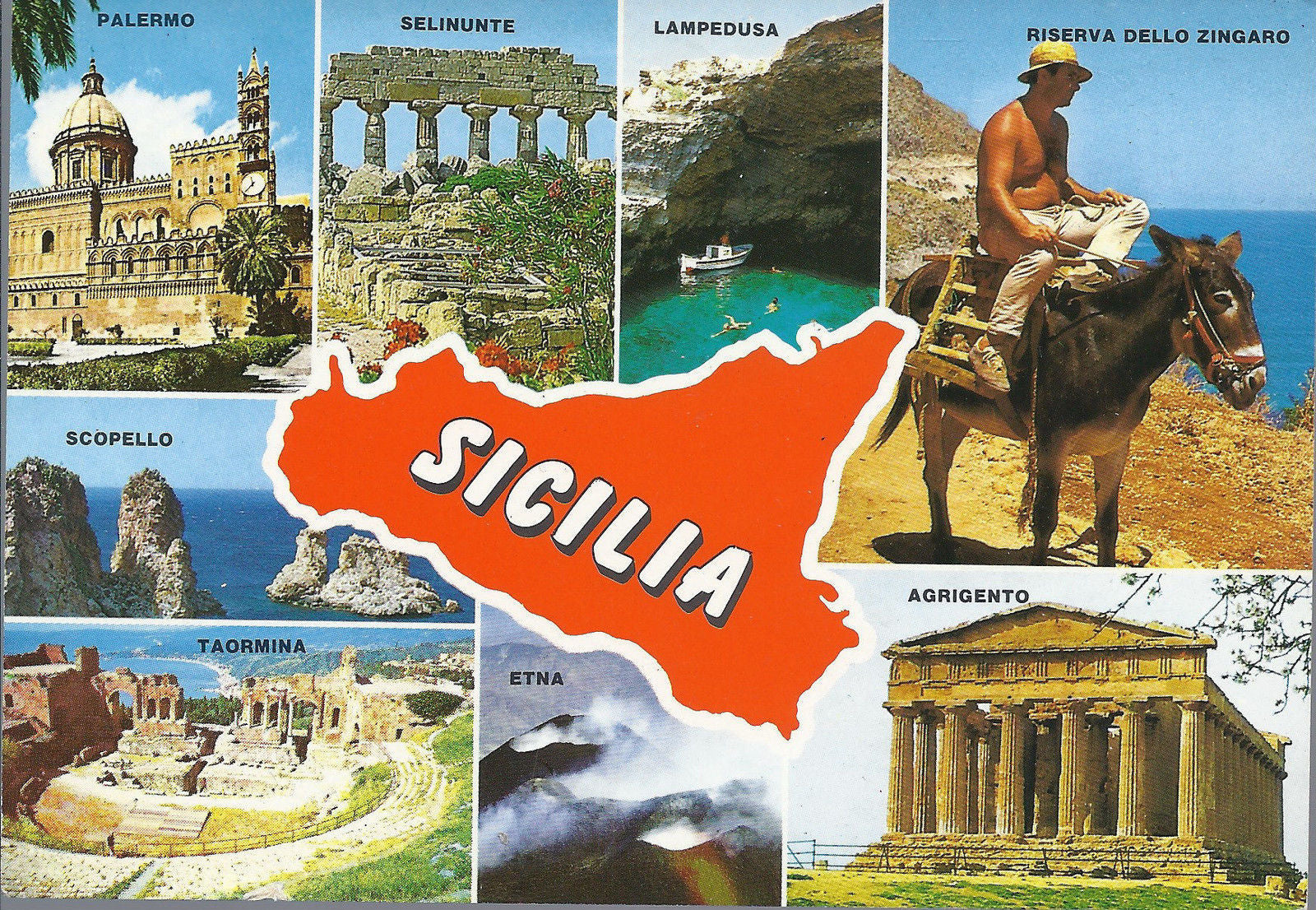 SICILIA - 8 VEDUTE - V1998