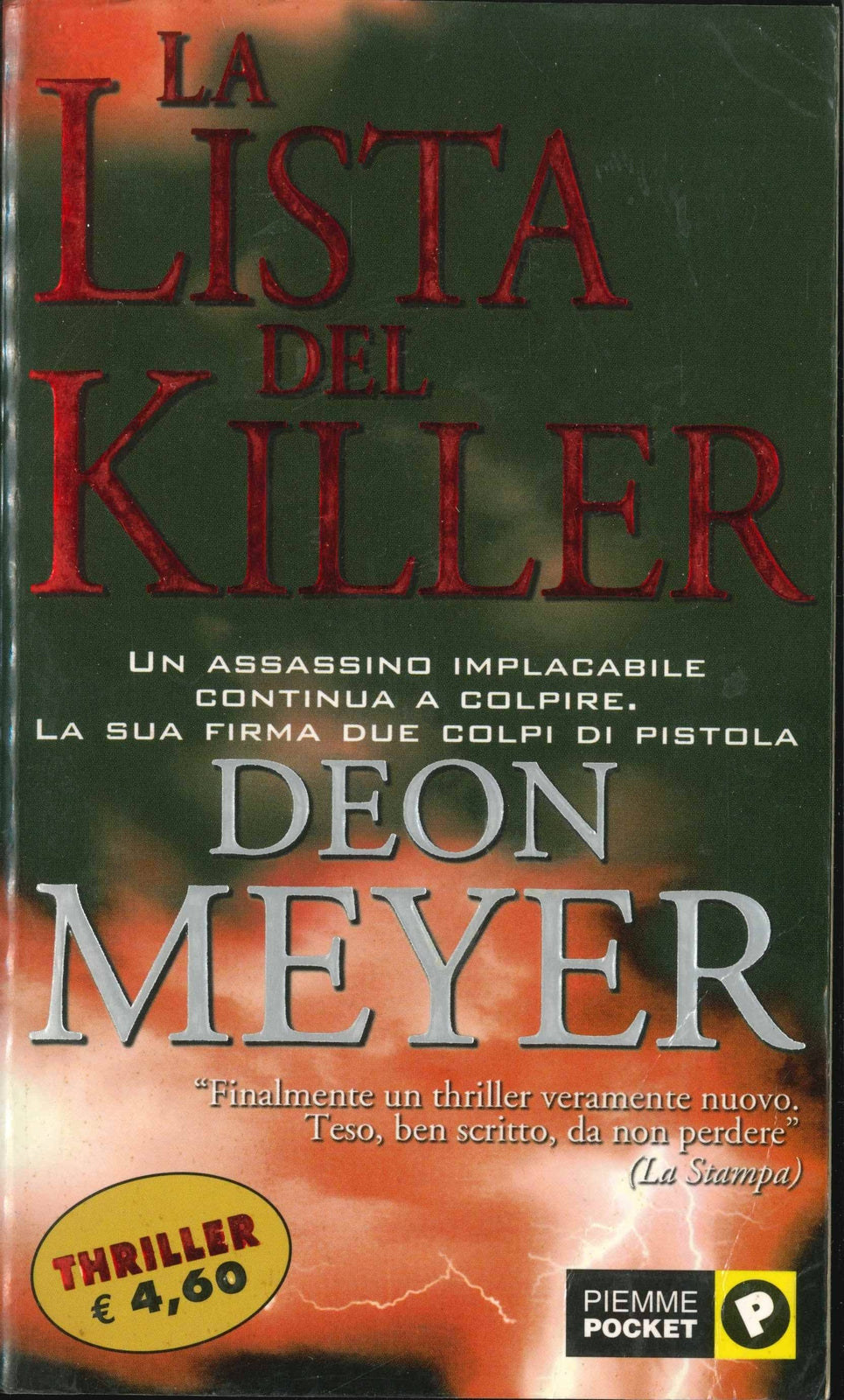LA LISTA DEL KILLER - DEON MAYER - PIEMME 2002