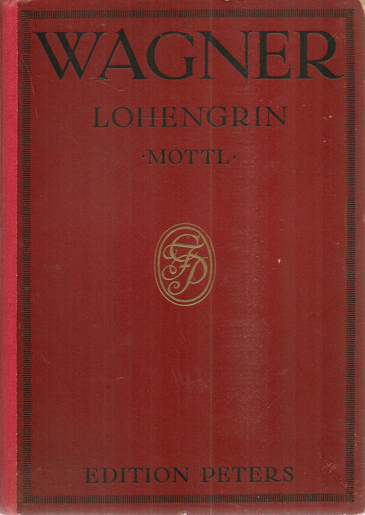 LOEHENGRIN - WAGNER - PARTITURA OPERA COMPLETA