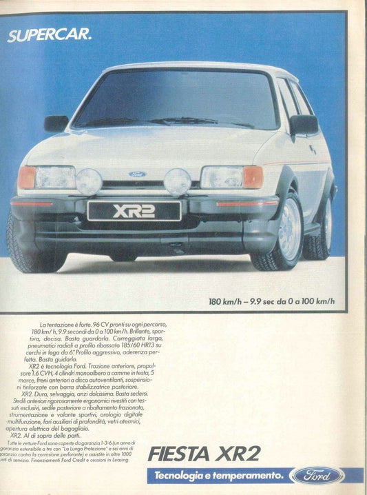 FIESTA XR2 - AUTO - ADVERSITING