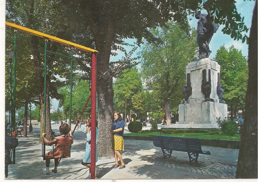 L'AQUILA - VILLA COMUNALE E MONUMENTO AI CADUTI - V1969