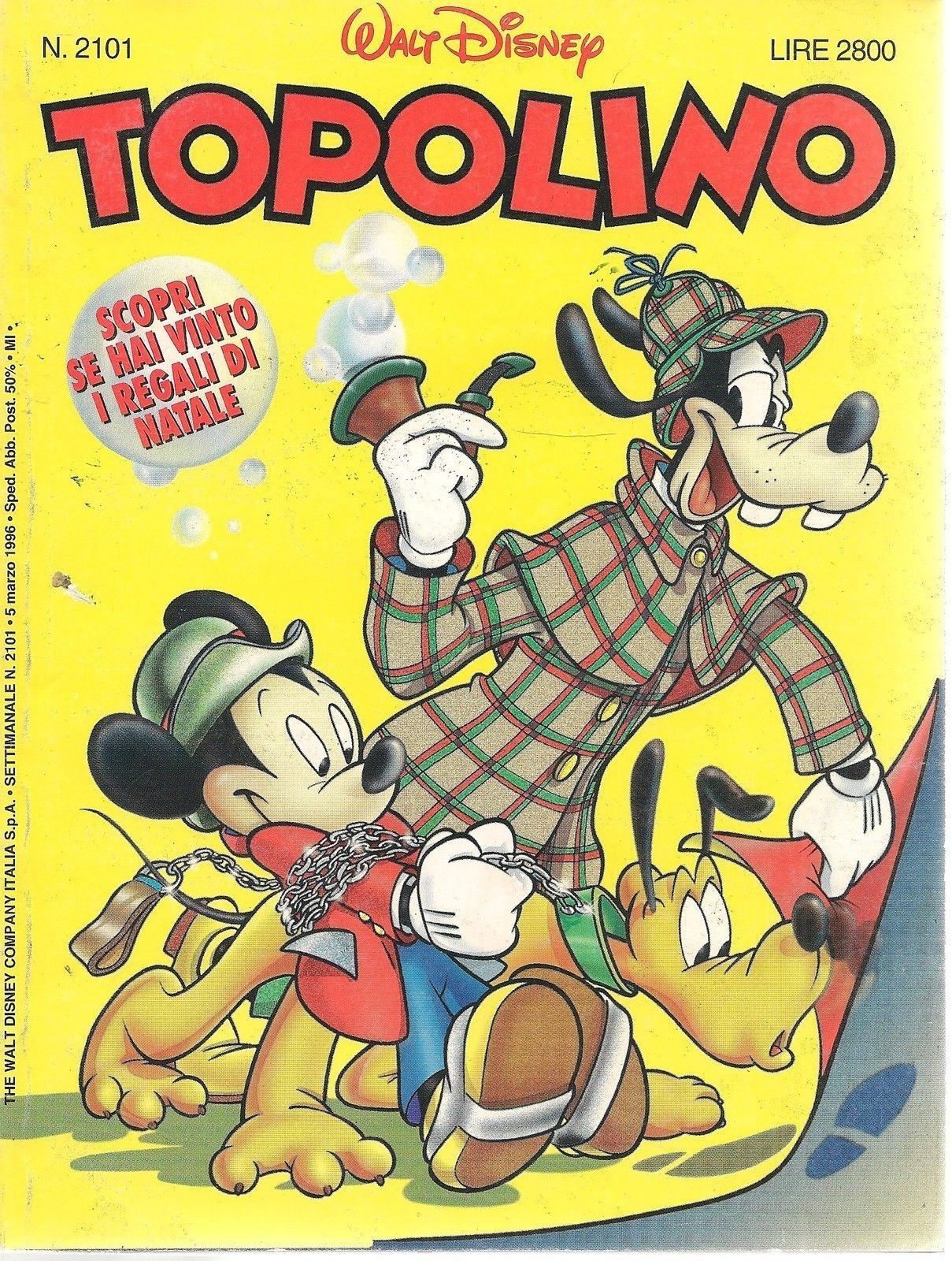 TOPOLINO N° 2101 - 5 MARZO 1996