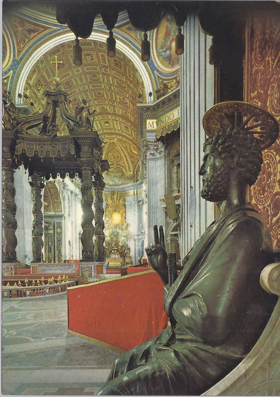 CITTA' DEL VATICANO - INTERNO DELLA BASILICA DI S. PIET