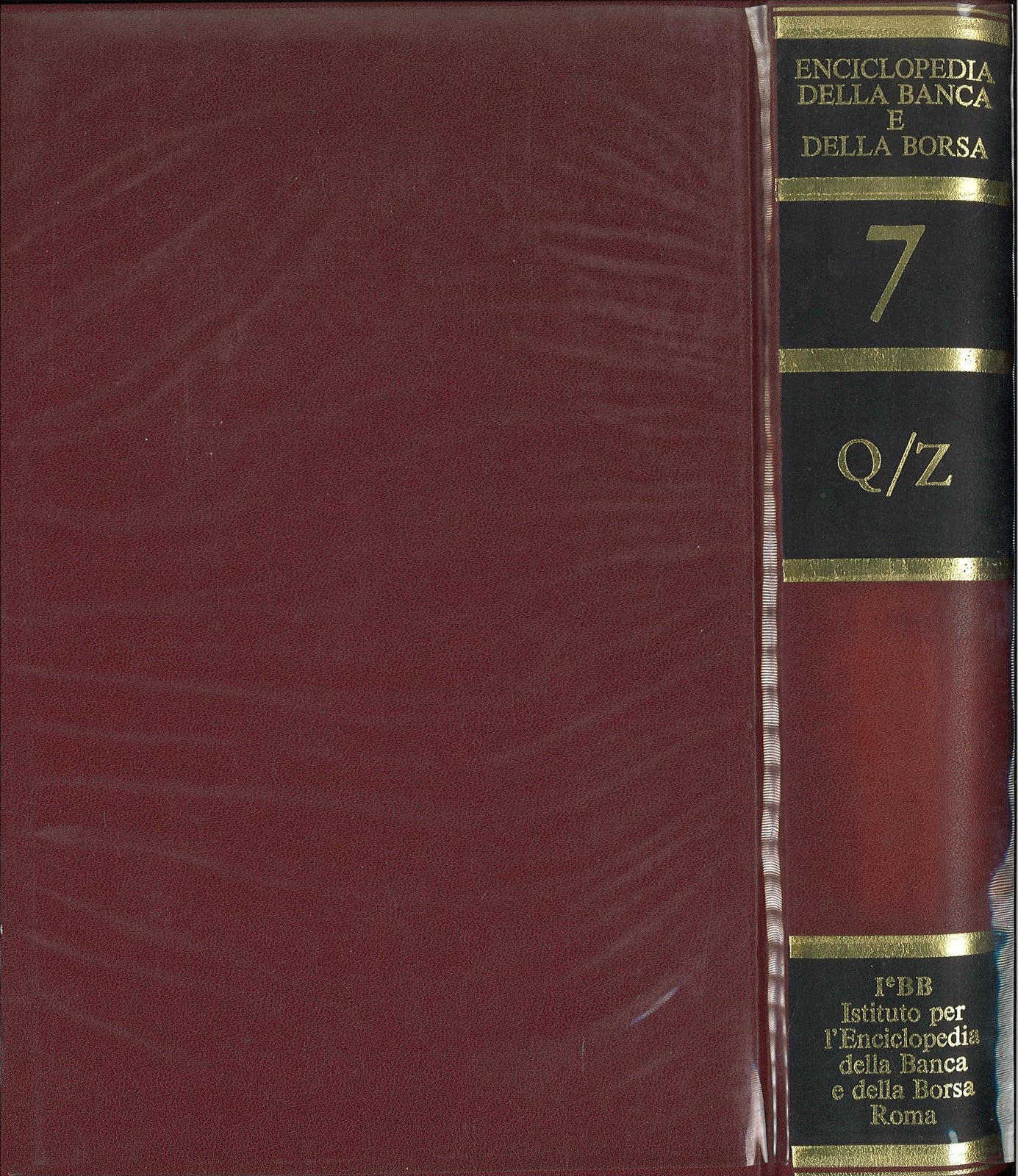 ENCICLOPEDIA DELLA BANCA E DELLA BORSA - VOL. 7