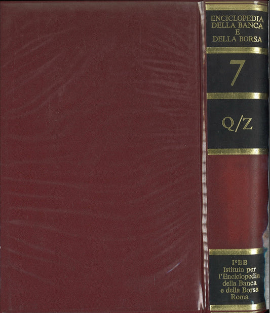 ENCICLOPEDIA DELLA BANCA E DELLA BORSA - VOL. 7