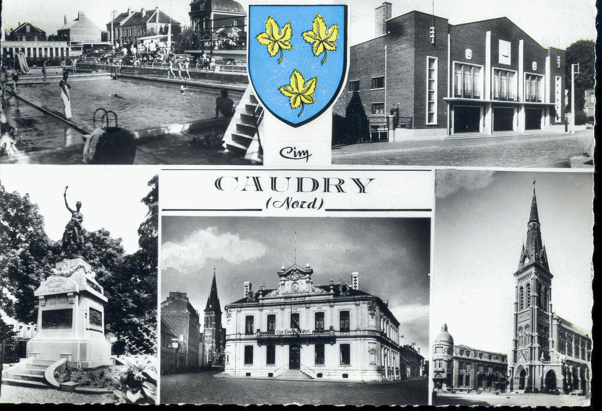 CAUDRY (F) - 5 VEDUTE - V 1968