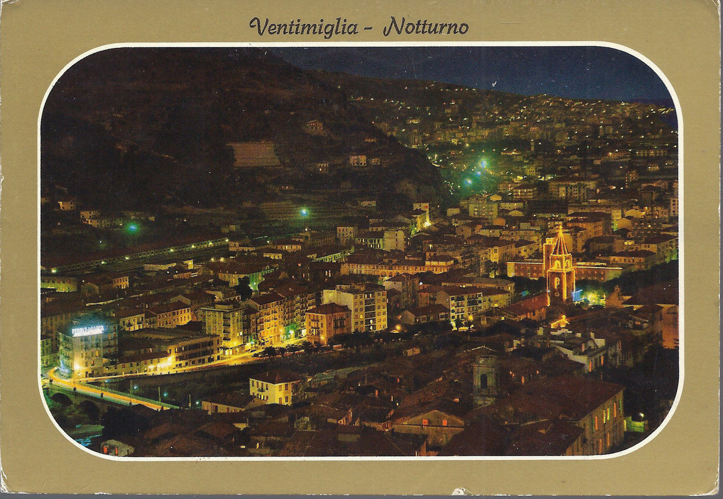 VENTIMIGLIA - NOTTURNO - V 1974 - FG