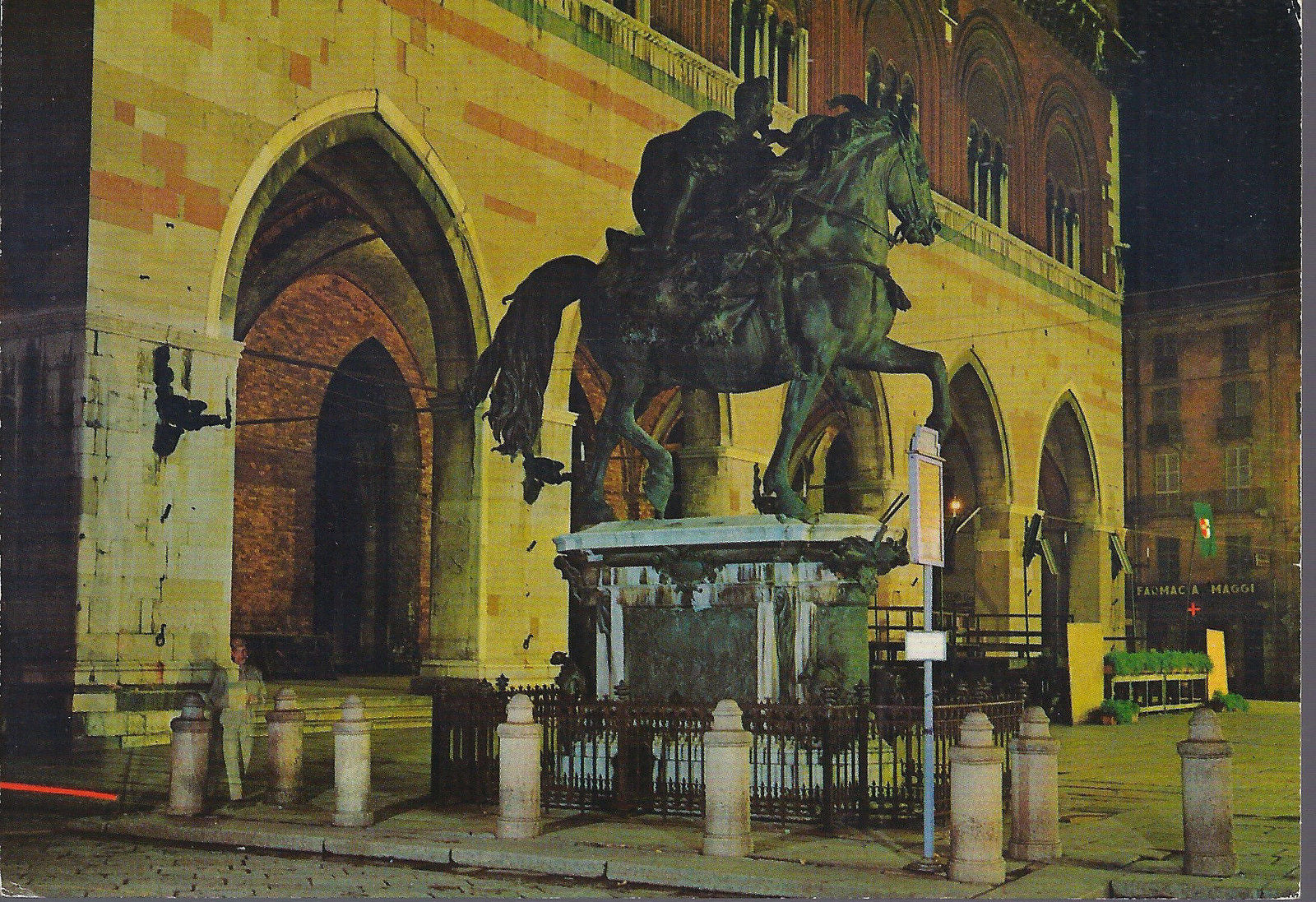 PIACENZA - MONUMENTO AD A. FARNESE - NOTTURNO - VSD - FG