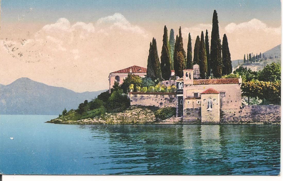 PUNTA SAN VIGILIO - LAGO DI GARDA - DISEGNATA - V1930