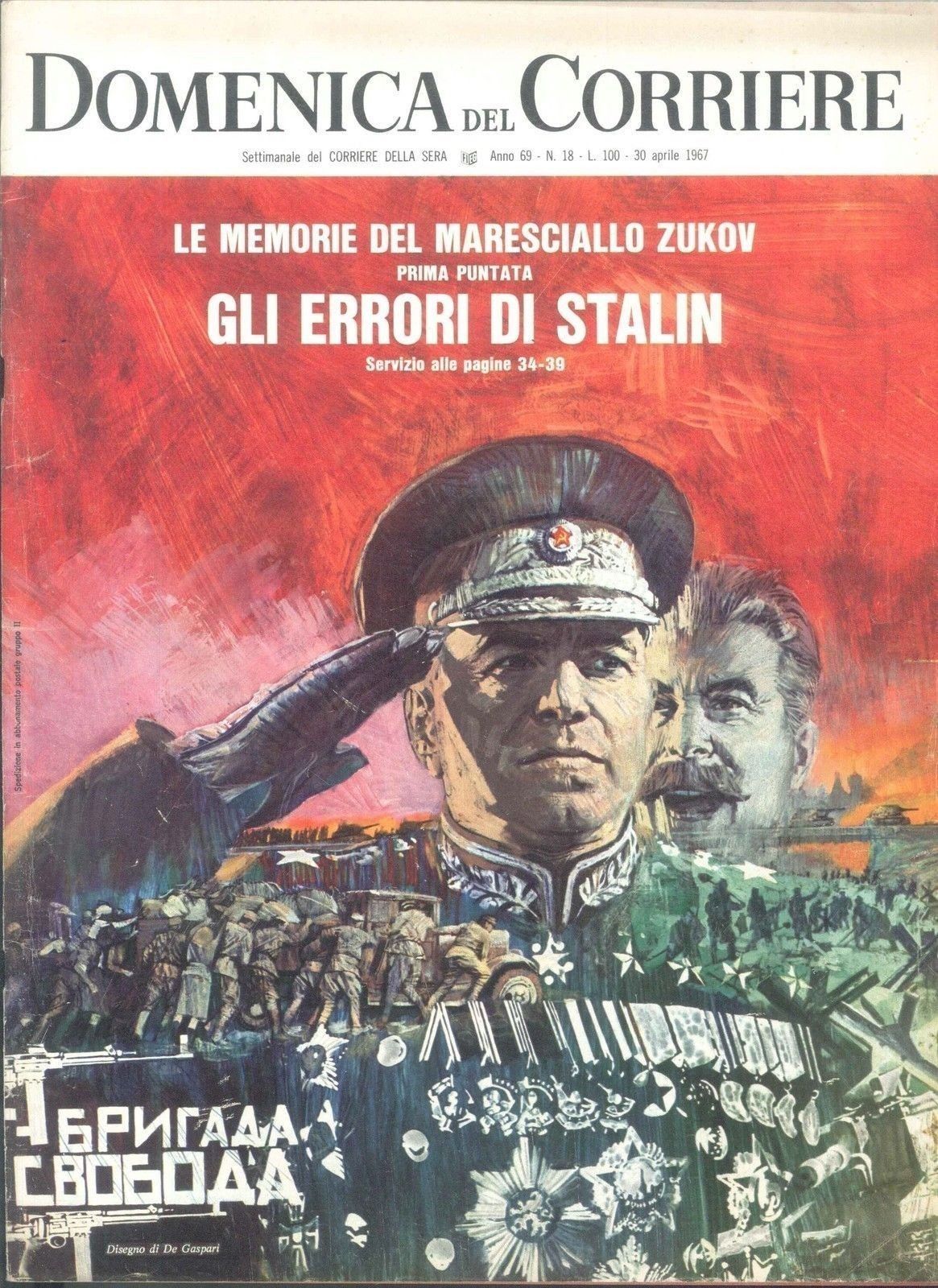 DOMENICA DEL CORRIERE N 18 - 30 APRILE 1967