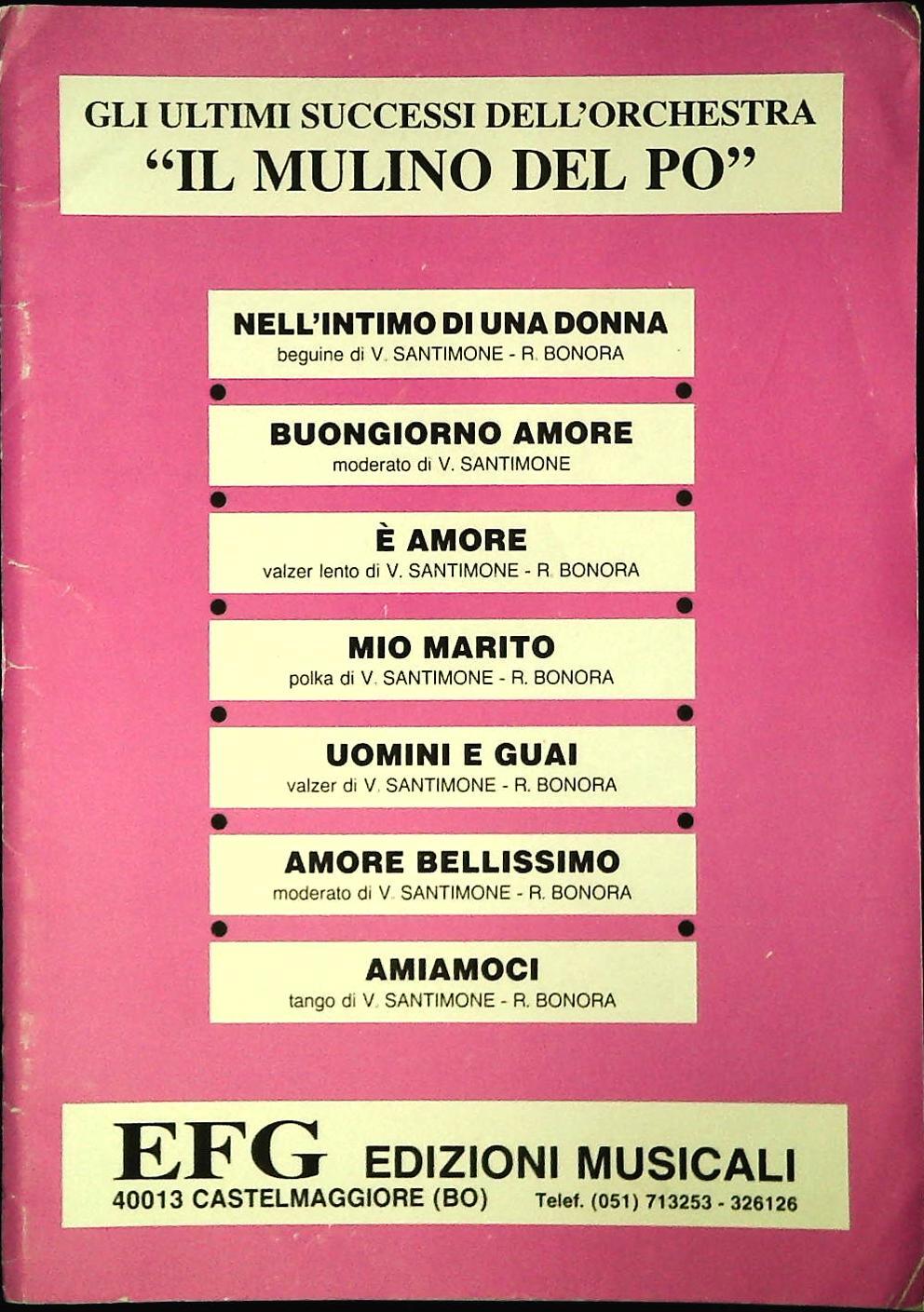 ORCHESTRA IL MULINO DEL PO - 7 BRANI - SPARTITO-SHEET MUSIC
