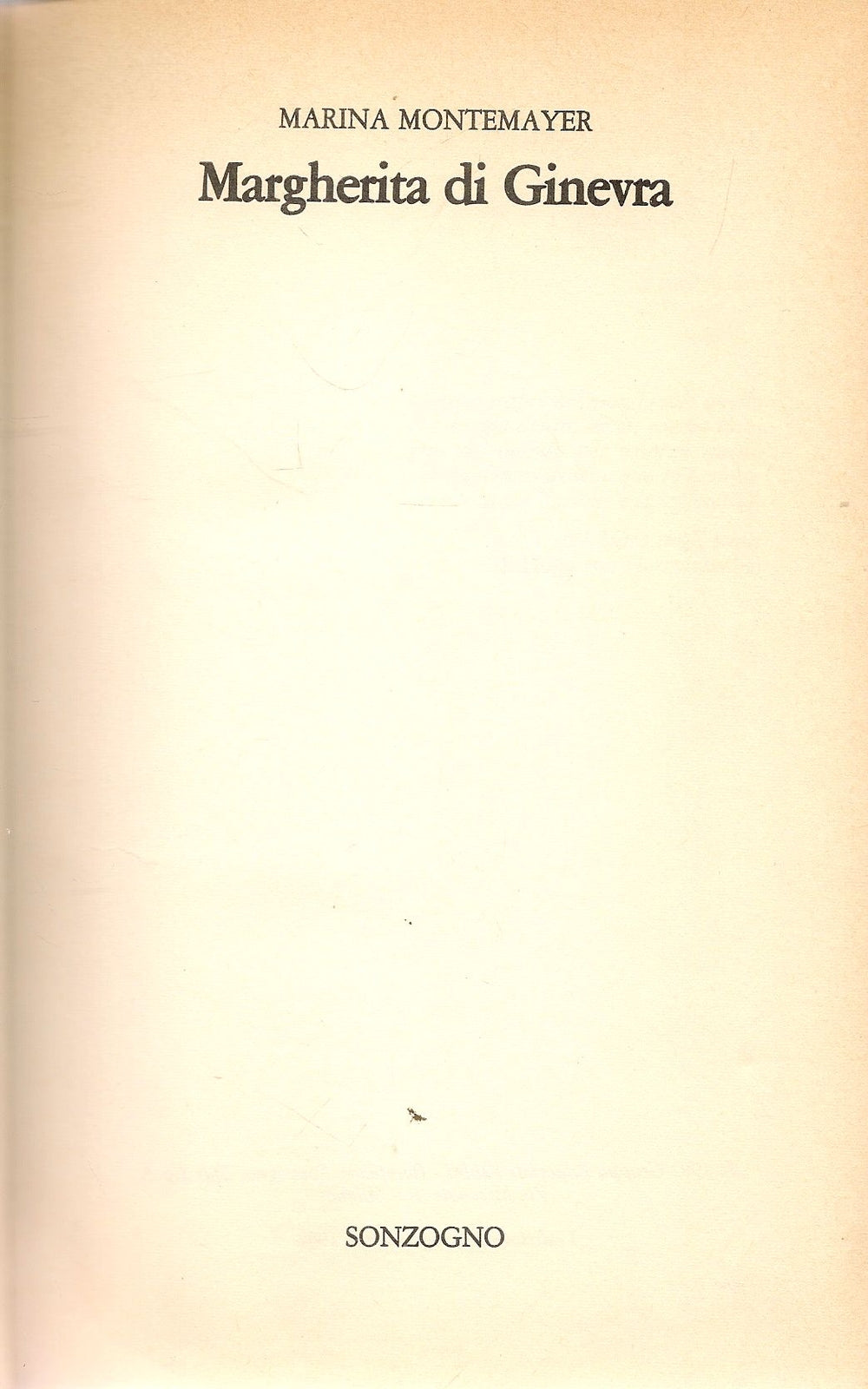 MARGHERITA DI GINEVRA - MARINA MONTEMAYER