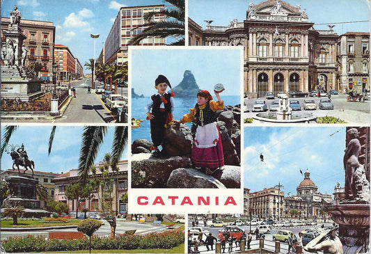 CATANIA - 4 VEDUTE E COSTUMI - V1971