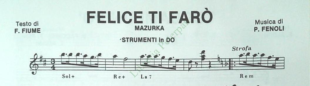 PRIMO FENOLI - 12 BRANI - SPARTITO - SHEET MUSIC