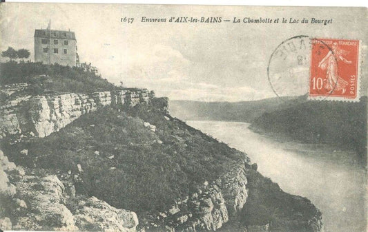 AIX-LES-BAINS - LA CHARBOTTE ET LE LAC DU BURGET - V1918