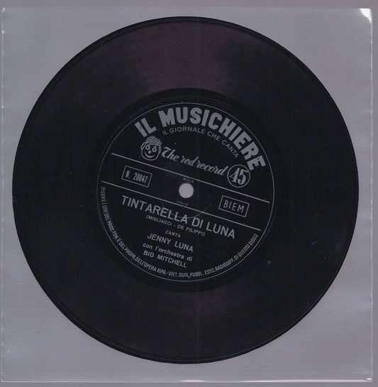 TINTARELLA DI LUNA == JENNY LUNA e Orch. Big Mitchell - flexi disc IL MUSICHIERE