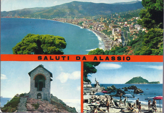 ALASSIO - SALUTI - 3 VEDUTE - V1970