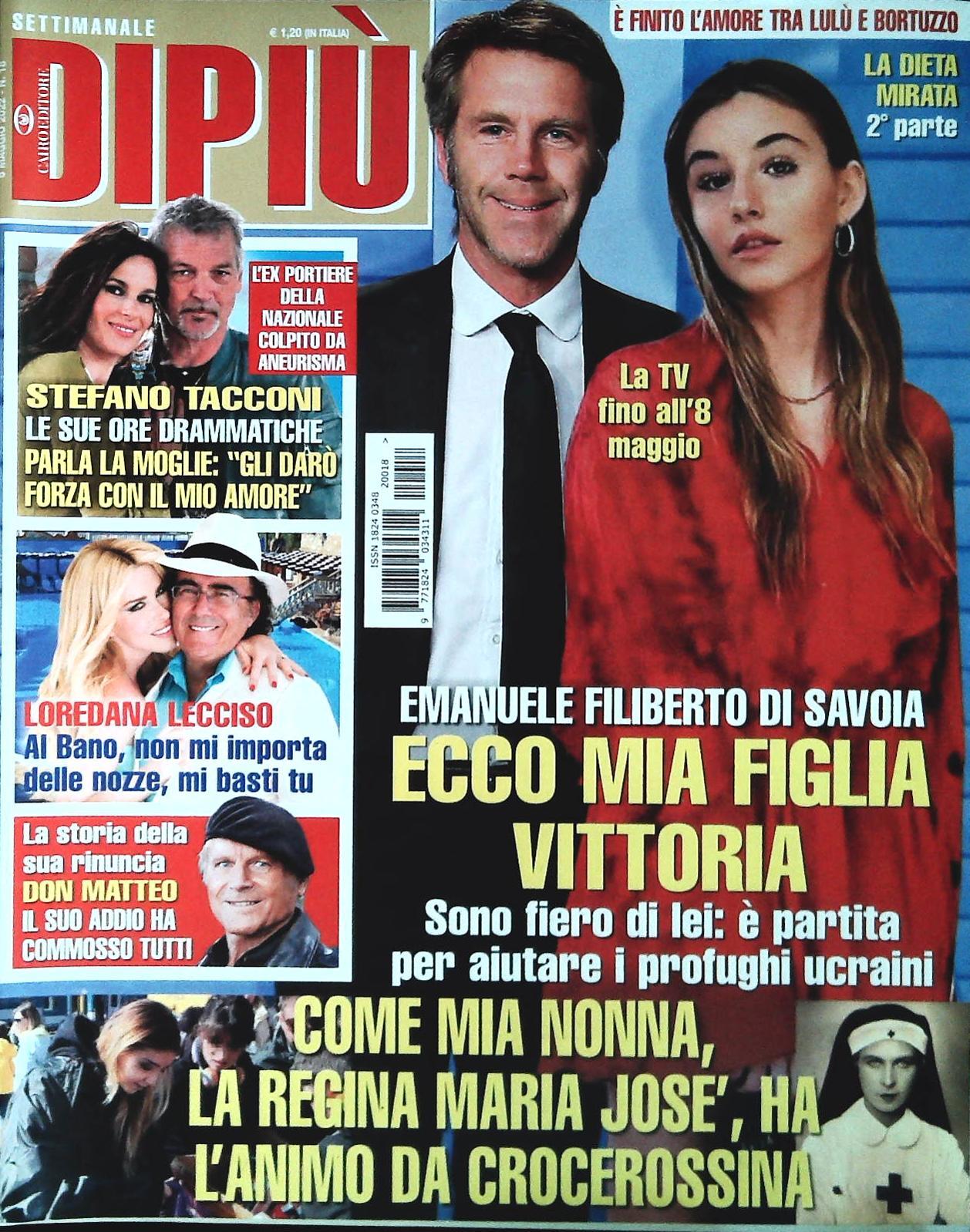 DI PIU' 6 MAGGIO 2022 - EMANUELE FILIBERTO - LECCISO - TACCONI