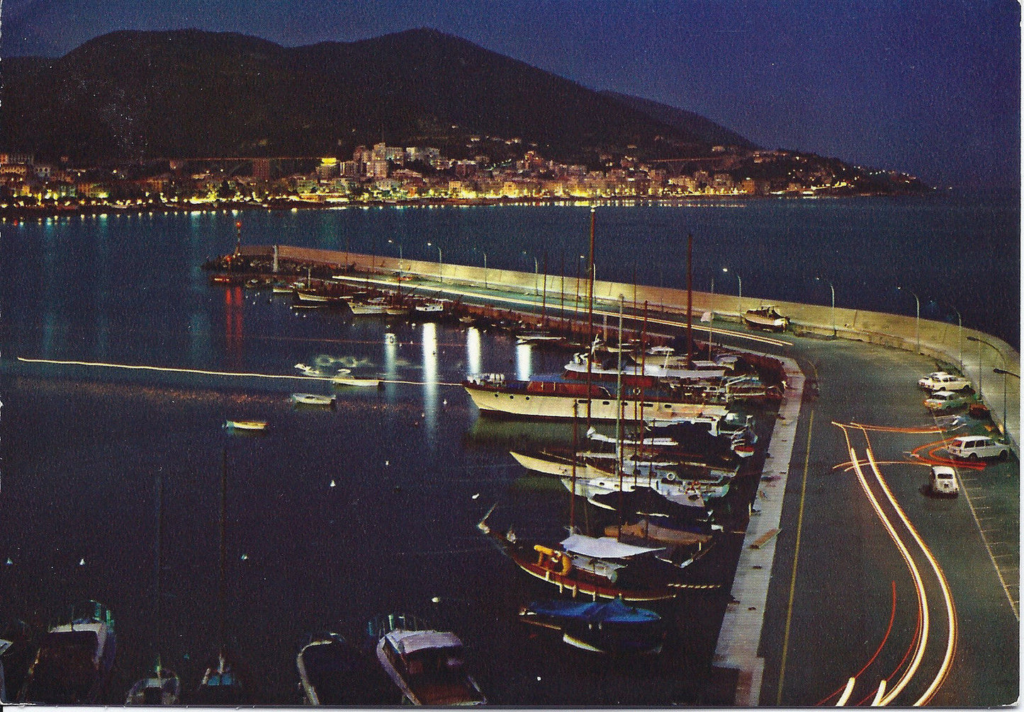 VARAZZE - NOTTURNO DAL PORTICCIOLO - V1968