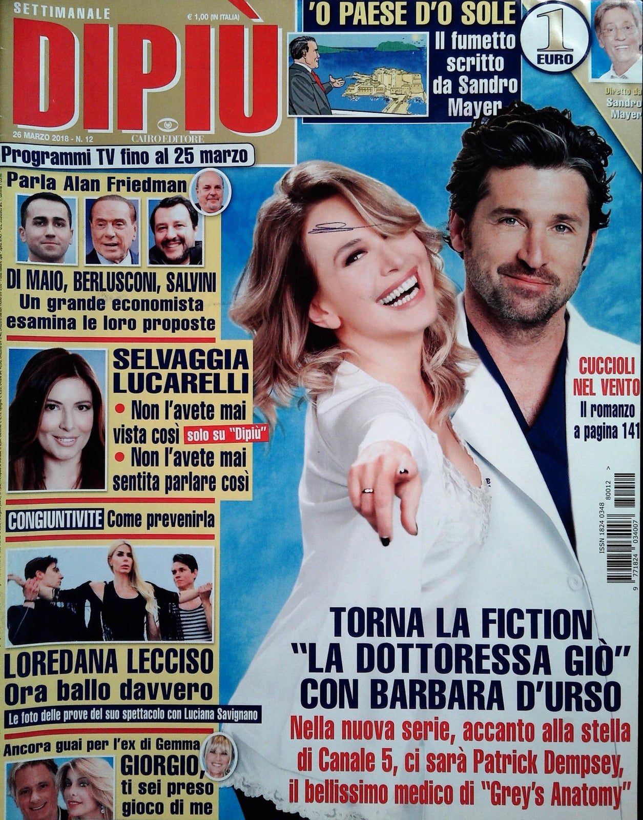 DIPIU' 26 MARZO 2018 - LECCISO-SELVAGGIA LUCARELLI-ALAN FRIEDMAN