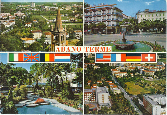 ABANO TERME - 4 VEDUTE - V1985