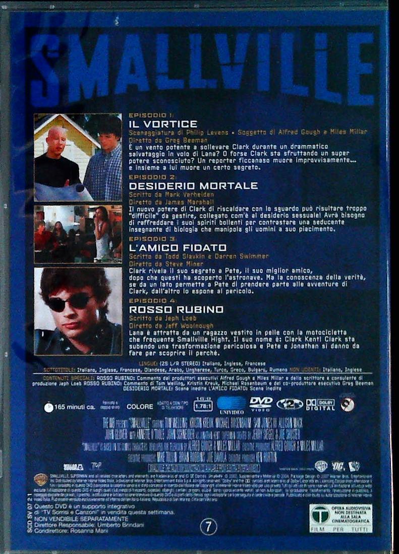 SMALVILLE. STAGIONE 2 DISCO 1 - DVD