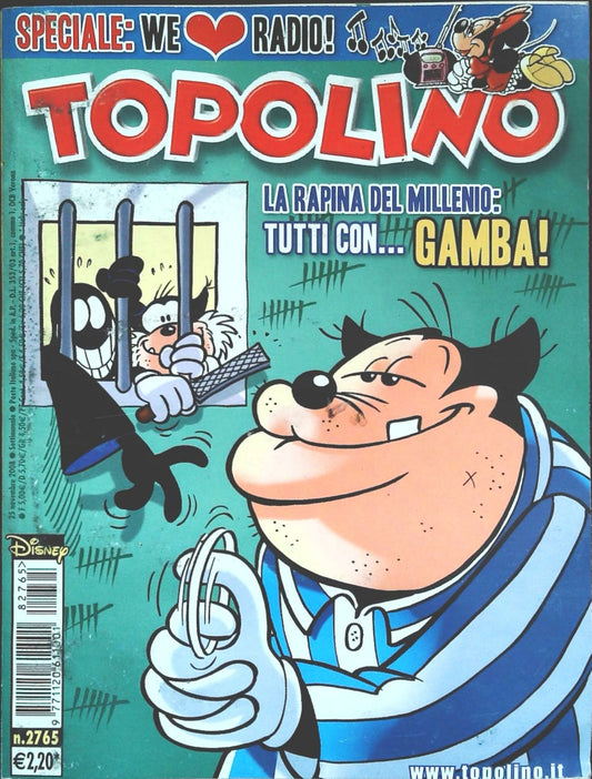 TOPOLINO N. 2765 - 25 NOVEMBRE 2008